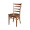 International Concepts 30 in. Solid Wood Round Top Pedestal Dining Table with 2 Chairs in Distressed Oak K42-30RT-23B-C617-2 - alternate 4